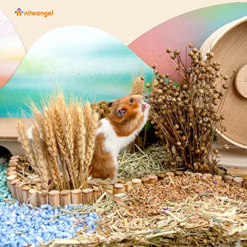 Image of Niteangel Natural & Soft Hamster Bedding Mate Small Animal Habitat Decor for Syrian Dwarf Hamsters Gerbils Mice Degus Bunny or Other Small-Sized Pet