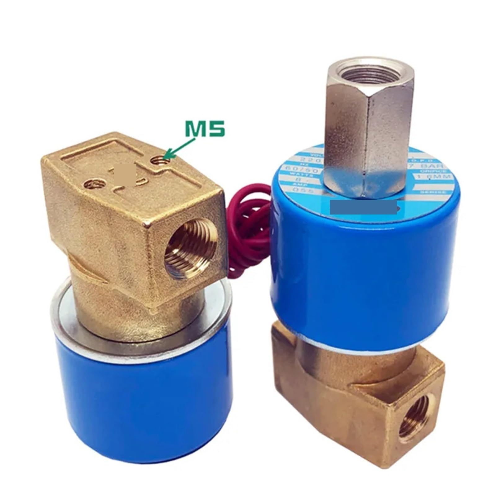 FB2E-V-08 Elektrozawór Dwupozycyjny Dwukierunkowy DC231Y-10 Trójdrogowy Woda Powietrze(2 way FB2E-V AC220V,3/8")