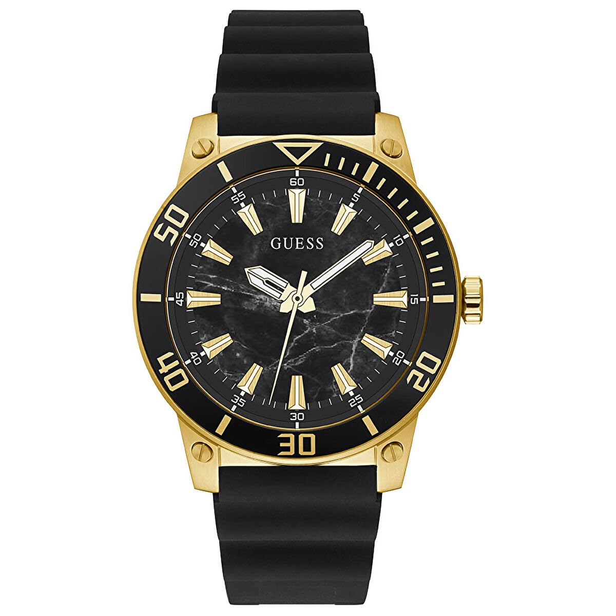 Guess Analog Black Dial Unisex Adult Watch-GW0420G2