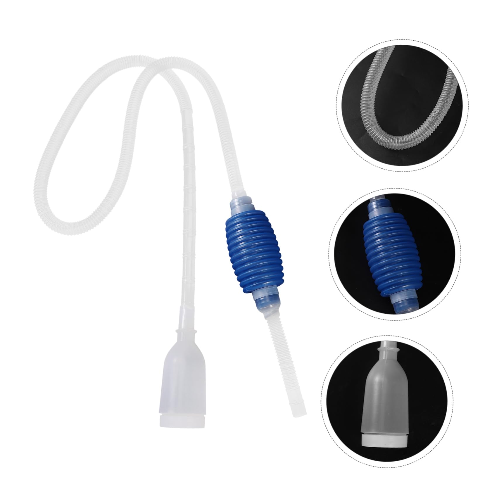 VANZACK Aquarium Water Changing Pump Siphon Vacuum Fish Tank Maintenance Equipment