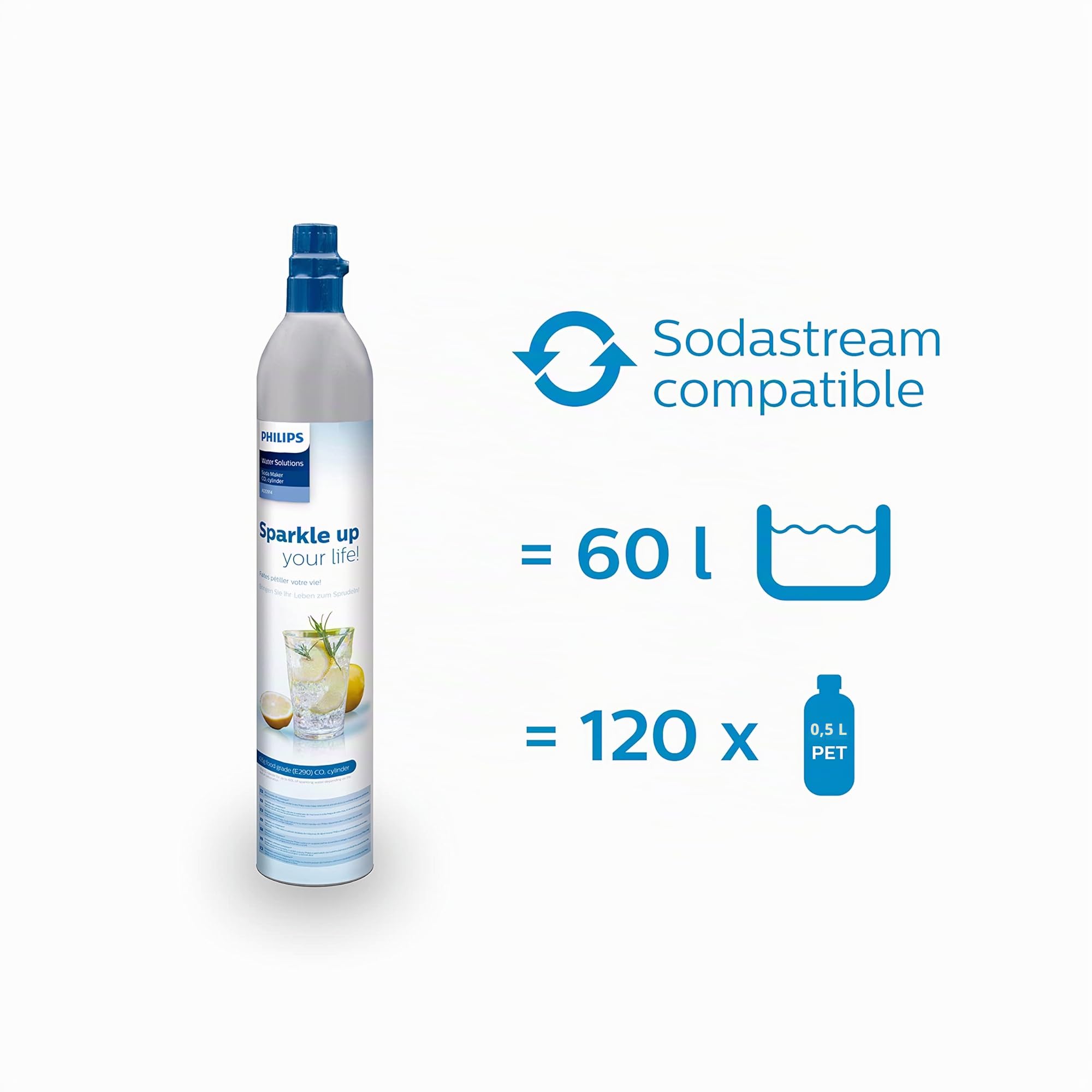 Philips Water GoZero Machine Ã€ Soda Lite ADD4901BK/10 Noir