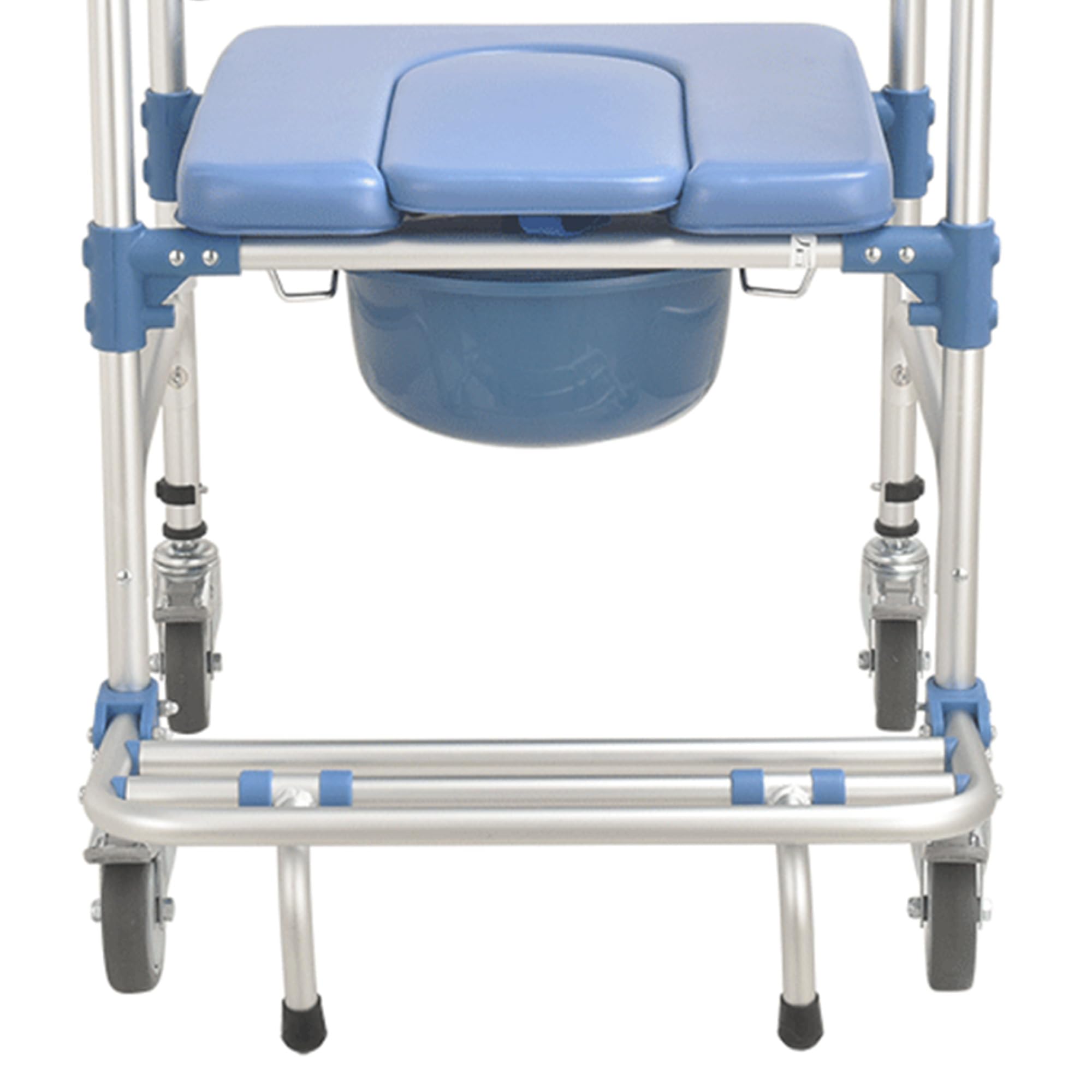 SEDIA A ROTELLE COMODA BLU