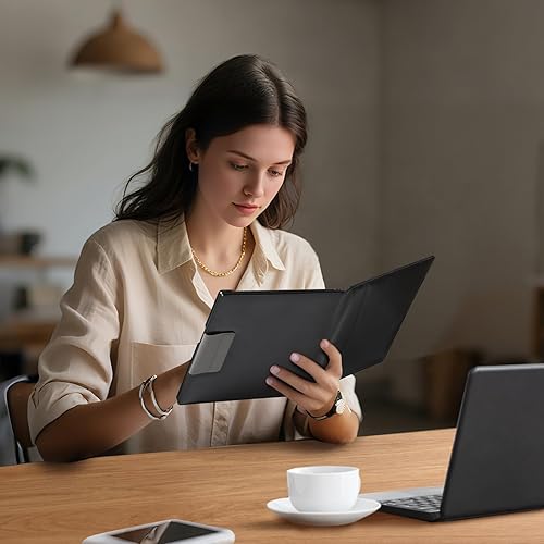 Miniatura 6 de CoBak Funda de cuero sintético de primera calidad para tableta Remarkable 2 de 10.3" (2020) - Diseño de carpeta, carcasa dura delgada con soporte