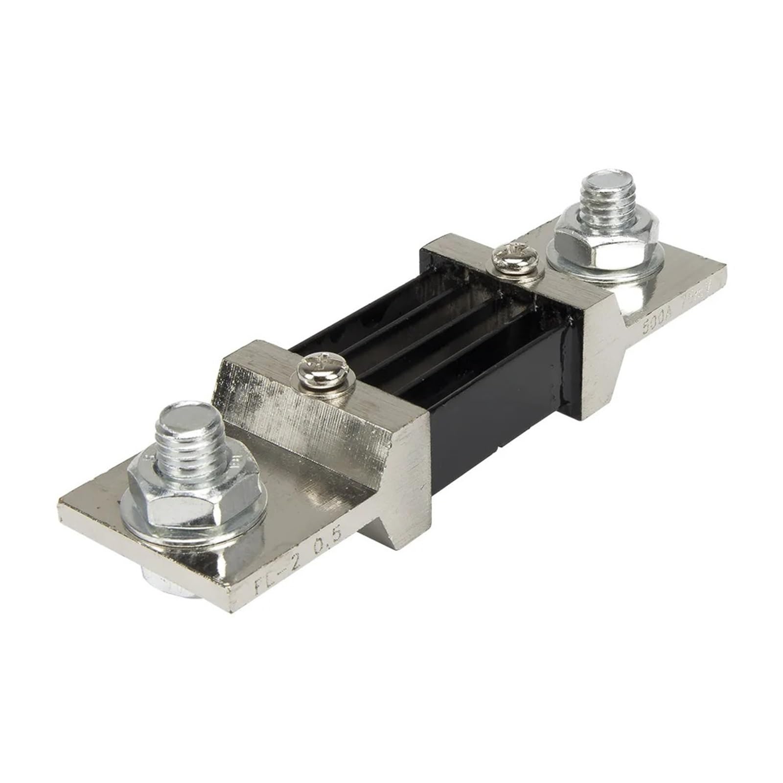 Podzielnik oporu shunt, DC Current Shunt Resistor FL-2 75mV 500A 600A For Ampere Instrument(600a)