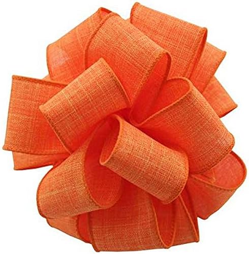 Miniatura 5 de Berwick Offray DWI - Cinta de lino con borde de alambre, 1-12 de ancho x 50 yardas, color rosa