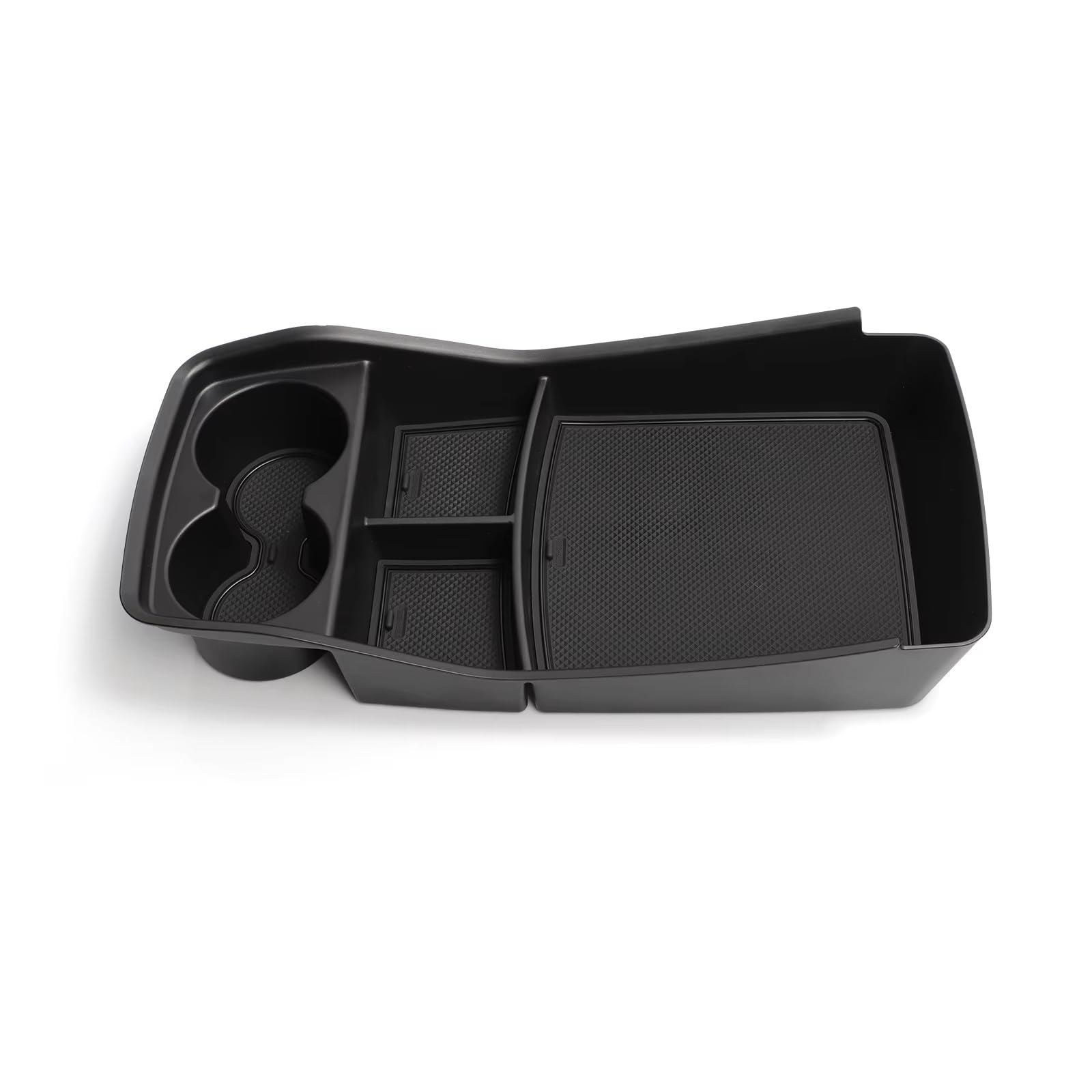 SZTMYVUW Interior Storage Box Compatible With Kia For EV9 2023 2024 2025 Center Console Lower Storage Box Car Tray Organizers Accessories Tidying Black