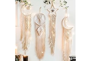 Dremisland Macrame Dream Catcher Wall Decor
