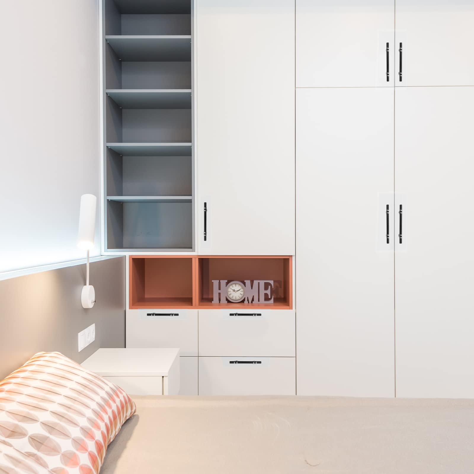 goldenwarm Meubelgrepen bruggreep, deurgrepen roestvrij staal boorgatafstand 96mm moderne keukengrepen lade kast greep, 10 stuks