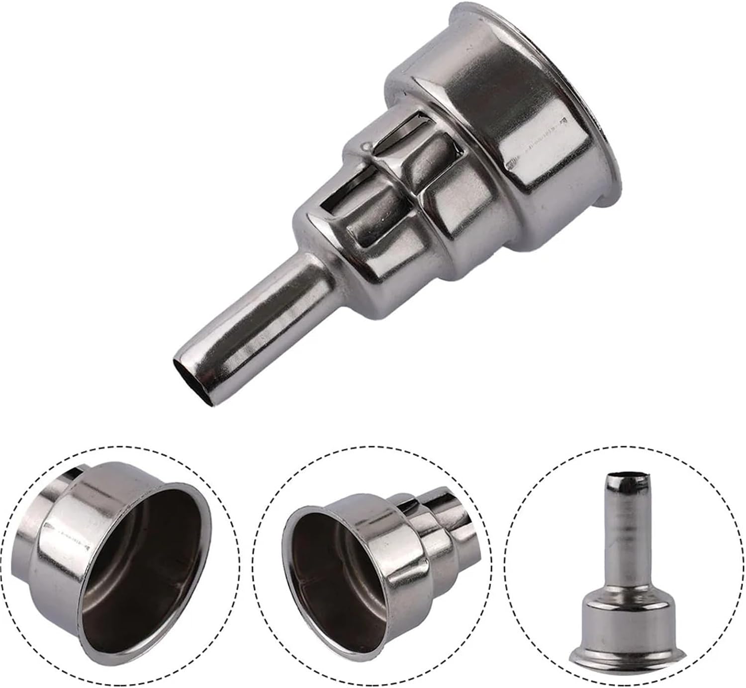 9mm Metal Round Welding Nozzle for 500-2/600-2/630 Series Heat Guns