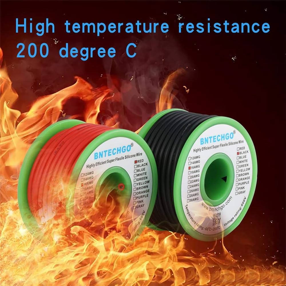 Amazon.co.jp: BNTECHGO 16ゲージ シリコーンワイヤー 超柔軟性