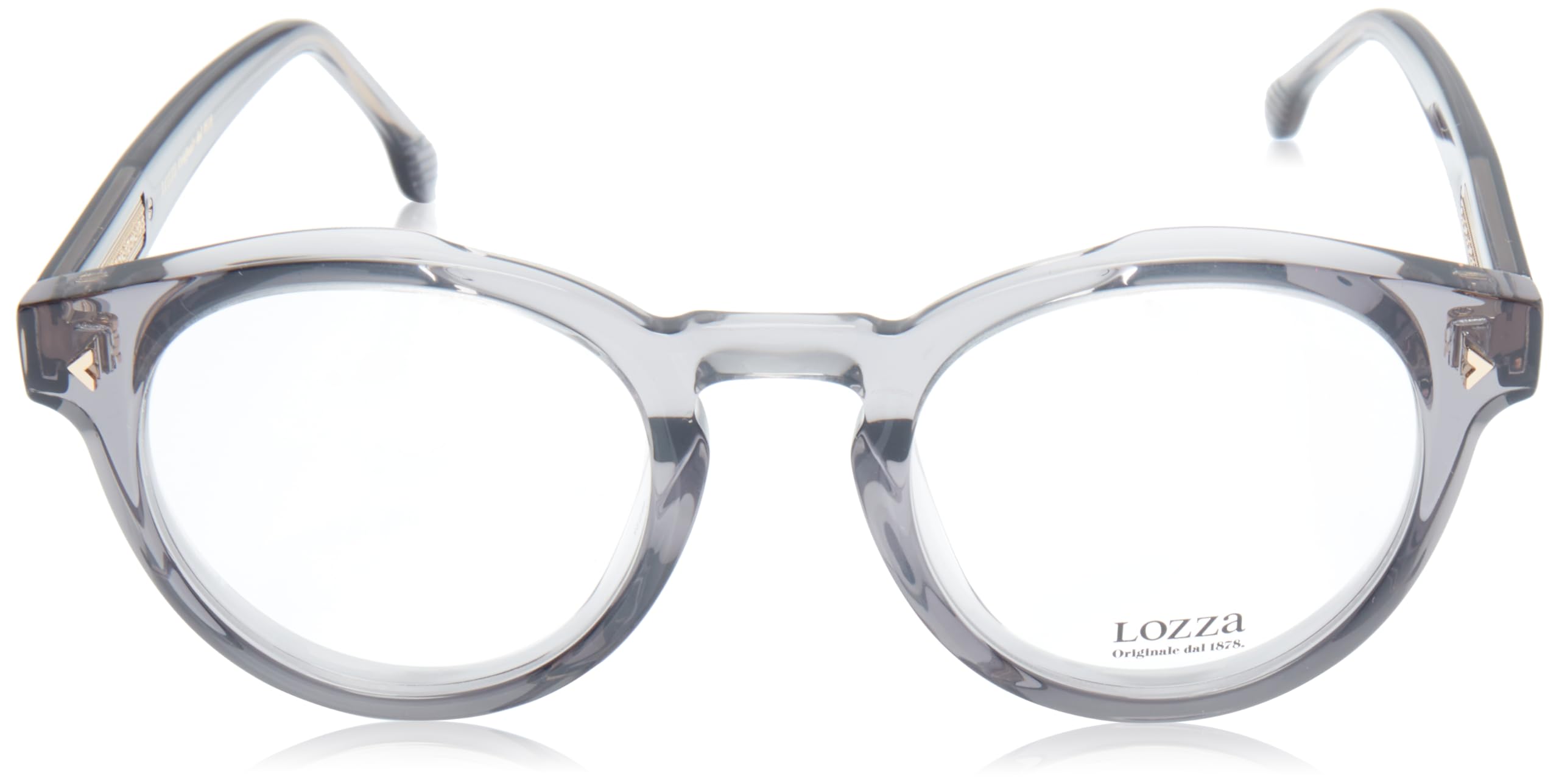 LOZZA Eyeglass Frame VL4337 Grey 49/23/145 Uomo Occhiali, Grigio, 49/23/145