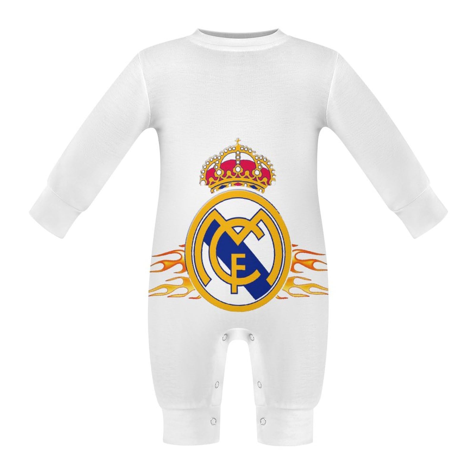 Amazon.co.jp: ベビー服 レアルマドリード ロンパース 長袖