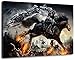 Produktbild Darksiders Format 120x80 cm Bild auf Leinwand, XXL riesige Bilder fertig gerahmt mit Keilrahmen, Kunstdruck auf Wandbild mit Rahmen