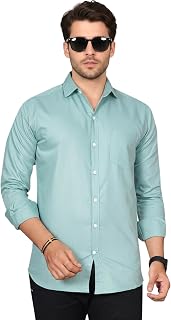 Diverse Men’s Solid Formal Shirt | Premium Cotton Full Sleeve Regular Fit Shirt for Men | Stylish Office, Business & Casual Price In India
