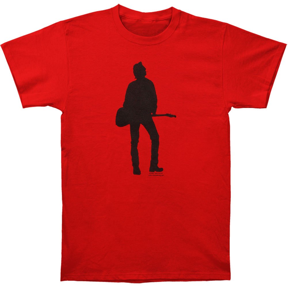 Joe Strummer Men's Silhouette Red Slim Fit T-shirt Medium Red