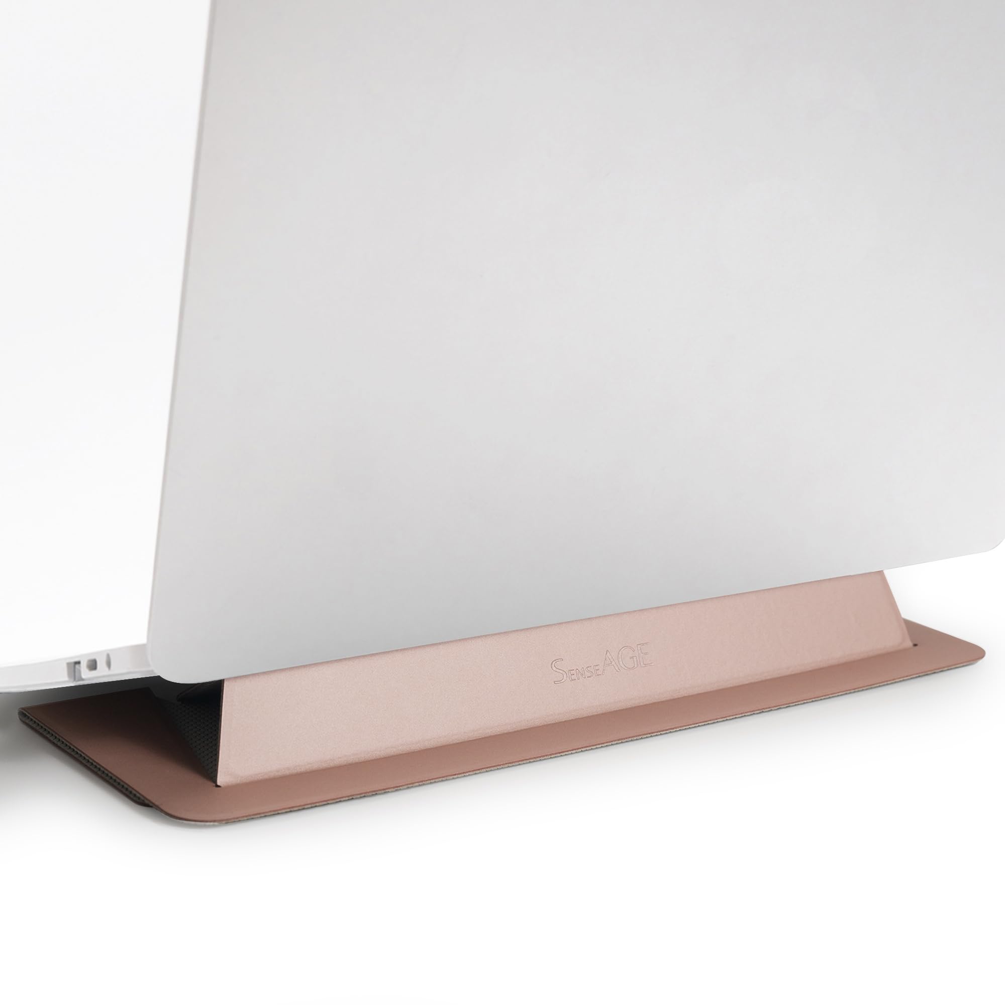 SenseAGE Laptop Stand for Desk, Office, Ergonomic Notebook Stand, Foldable & Portable Travel FlatStand, Lightweight, Anti-Slip, Compatible with