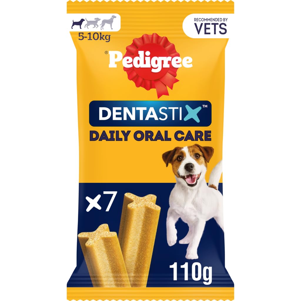 140 Pedigree Dentastix Daily Oral Care Dental Sticks Dog Treats Small Dog Chews