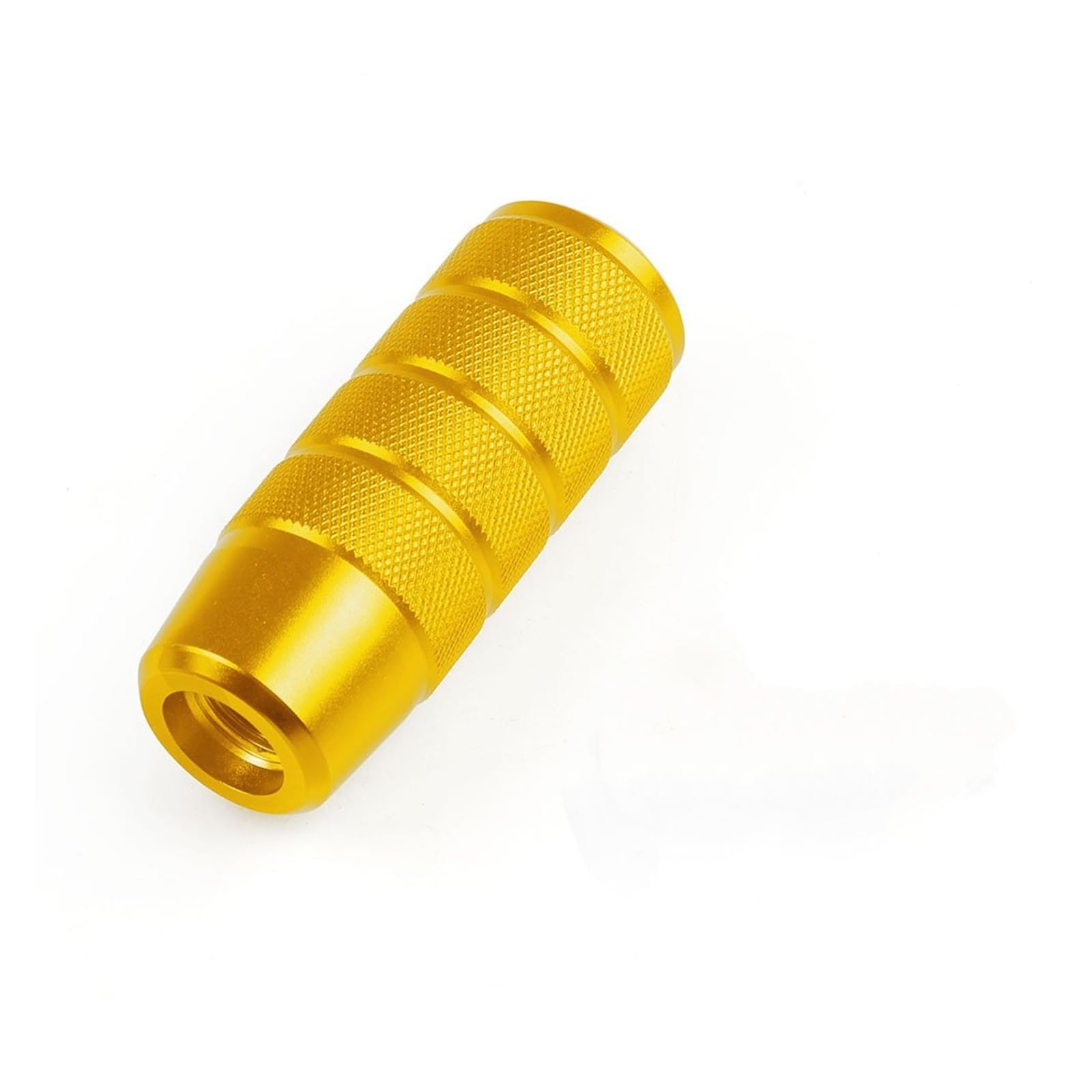 Linqianbhd Gold Gear Lever Shift Knob Universal 95Mm Non-Slip Gear Shift Knob Manual Transmission Aluminum Knurled Shifter Lever(Gold)
