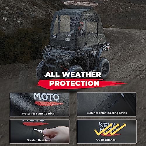 Kemimoto B0115-01301BK Atv Cab Enclosure, Universal Warm Atv Canopy Cover thumb #1