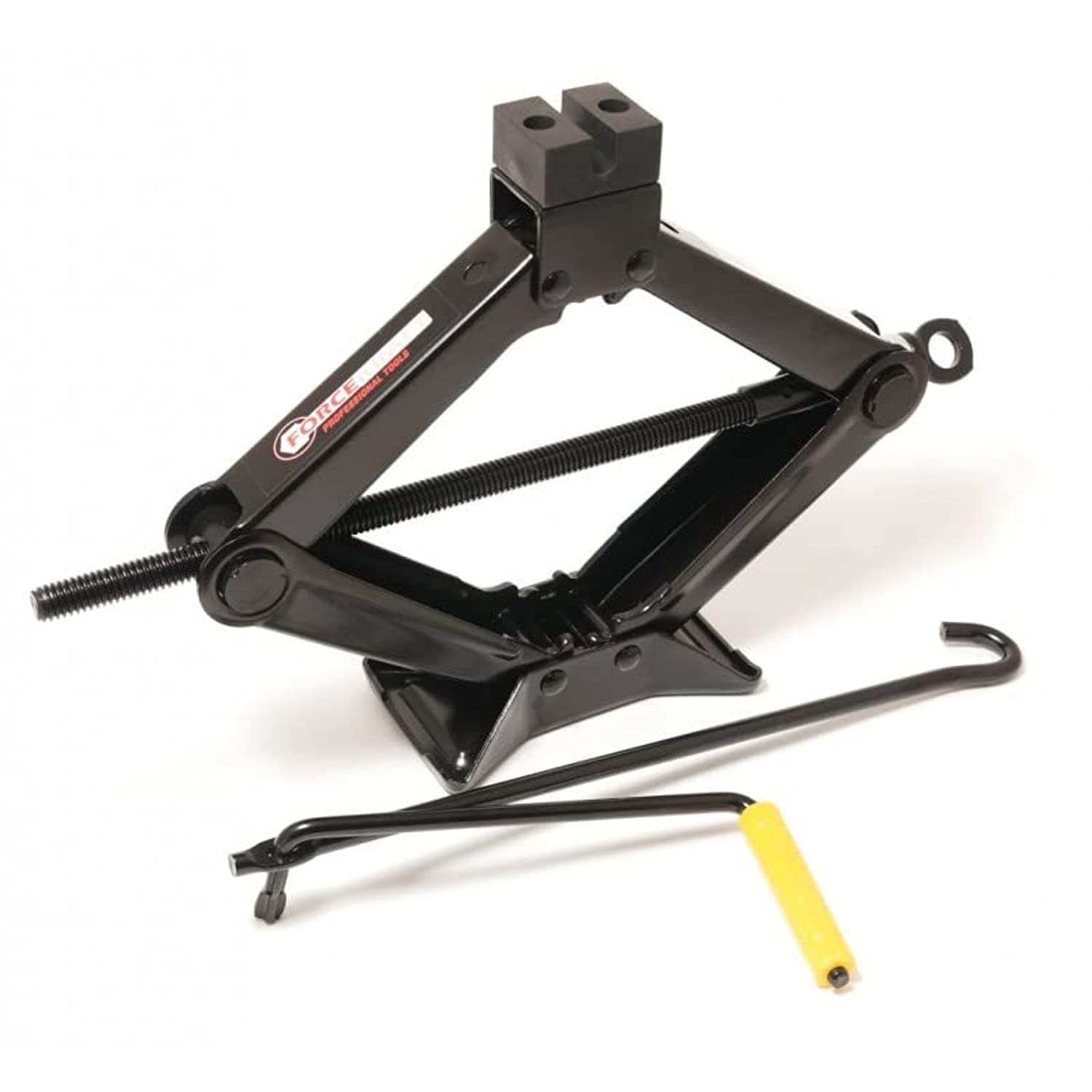 Scissor Lift Jack 2 Tons with Rubber Pad for Remote Tire Change Repair Emergency Tool Kits Vehicle Floor Jack Wheel Change(2T) in Waterproof Case