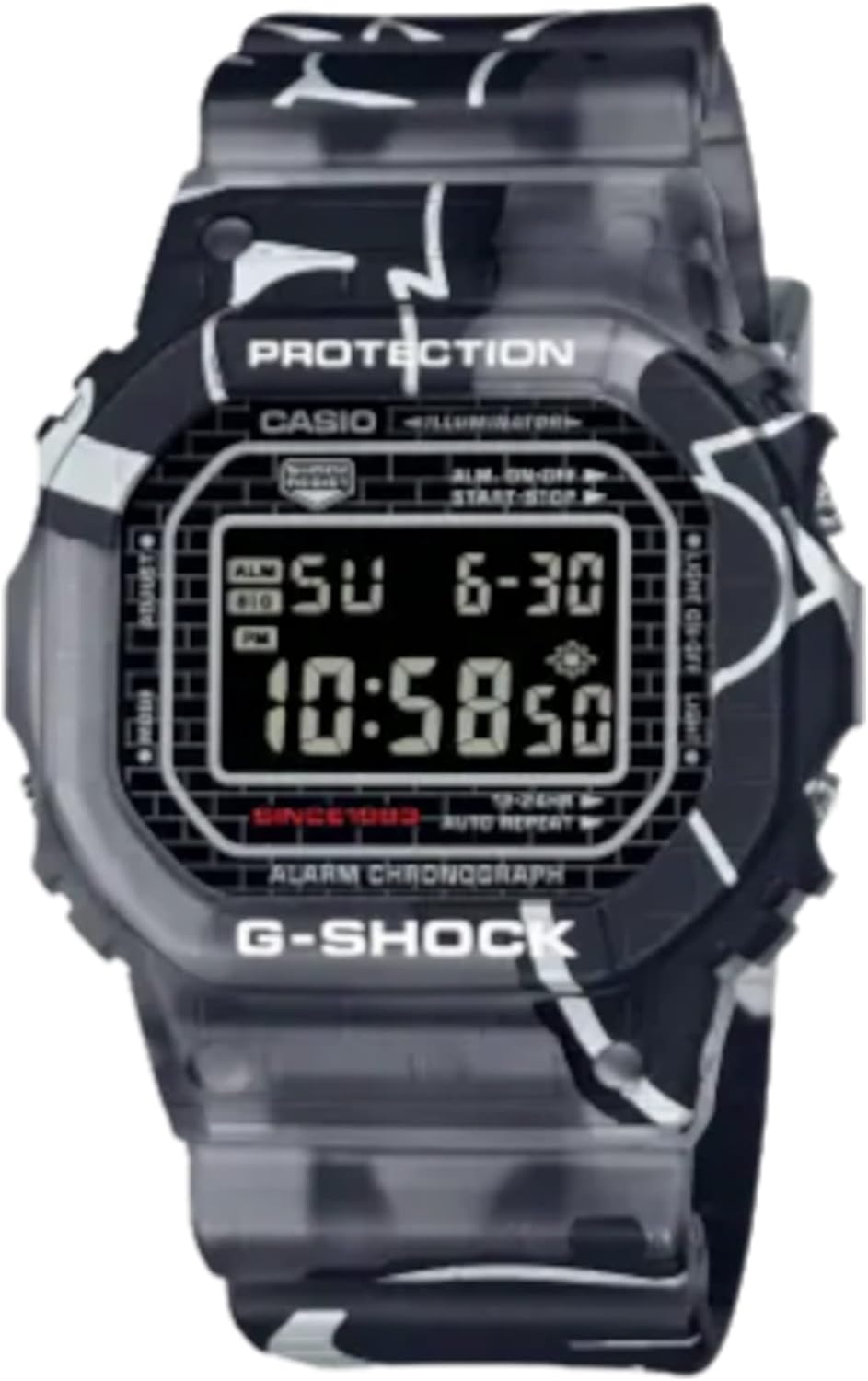 Casio G-Shock Men's DW5000SS-1 Black Digital Watch