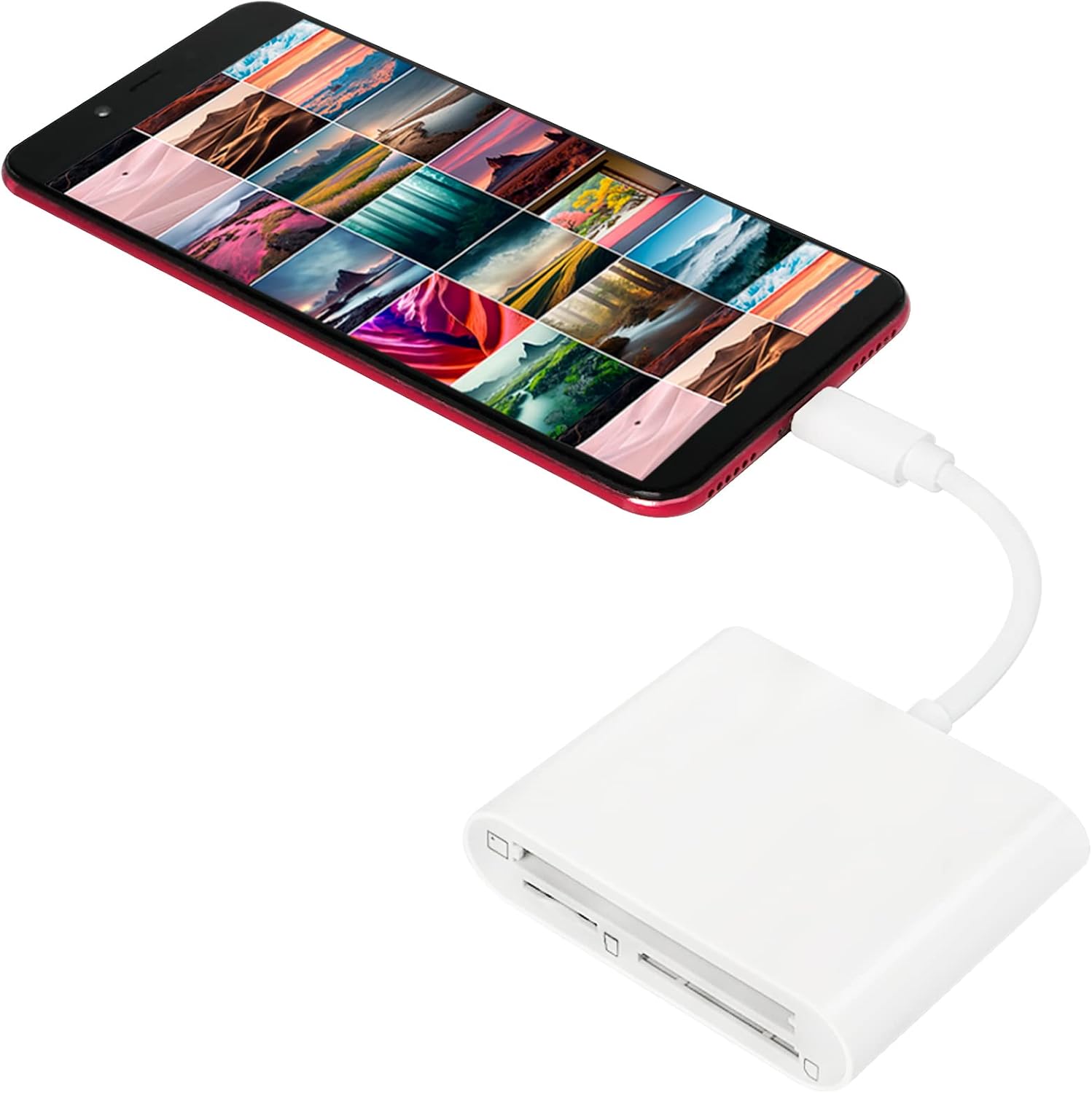 USB C SD Card Reader,CF Card Reader 3Slot Memory Card