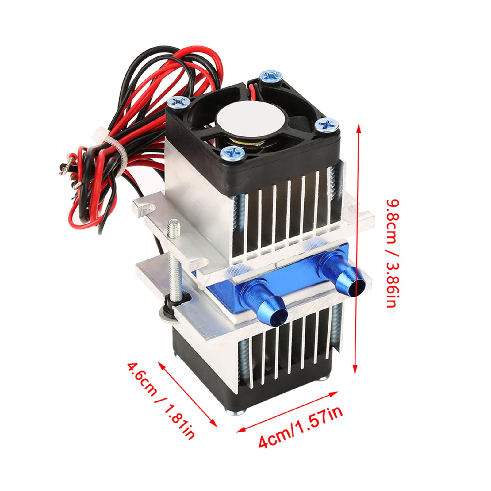 120W podwójna zimna głowica półprzewodnikowa termoelektryczna chłodnica Peltiera DC12V DIY moduł chłodzący chłodniczy do produkcji sprzętu chłodzącego na małych (120 W)