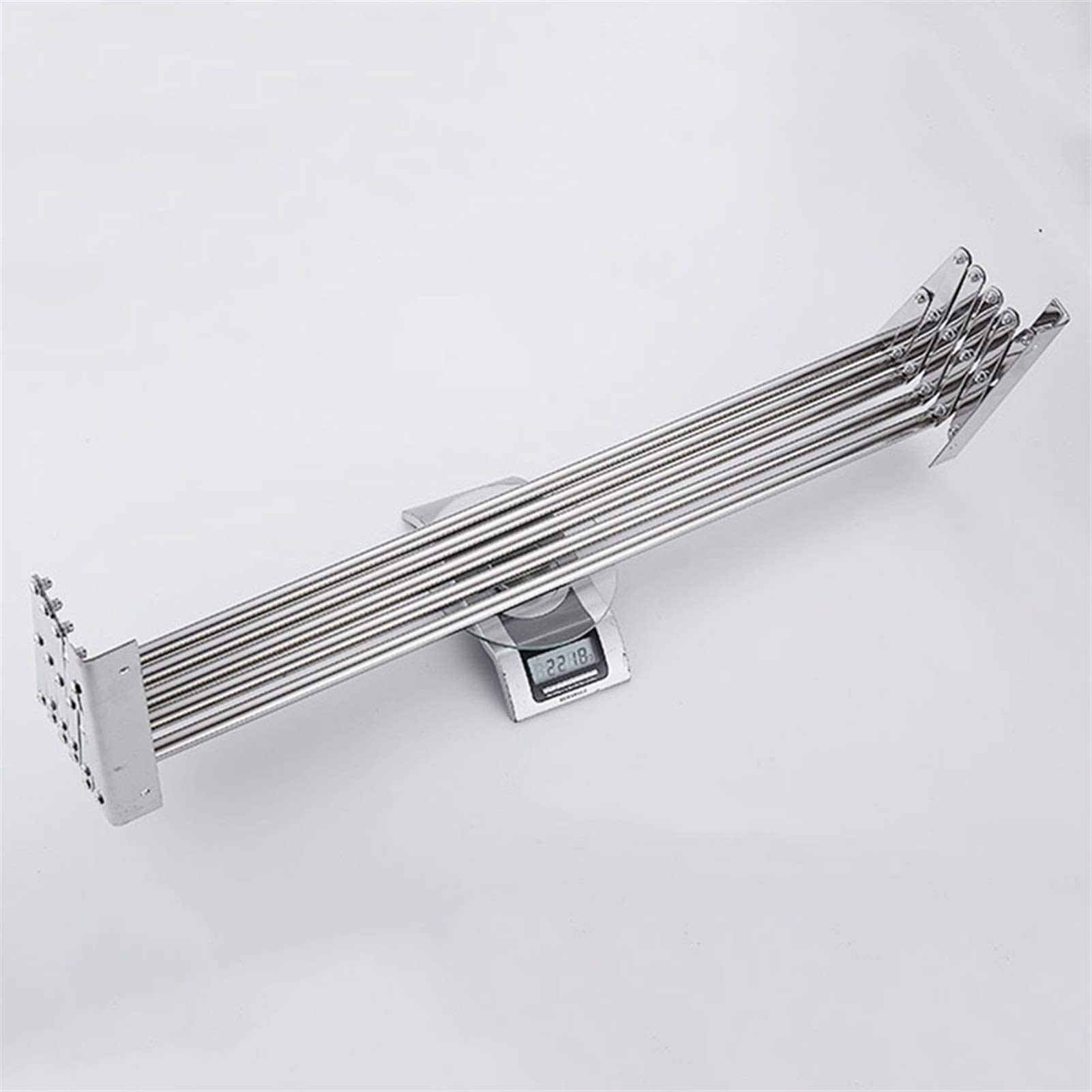 Portasciugamani da Parete, stendibiancheria in Acciaio Inox, Appendiabiti da Parete Pieghevole Retrattile, portasciugamani sospeso per Lavanderia, Bagno, Toilette, Camera da Letto
