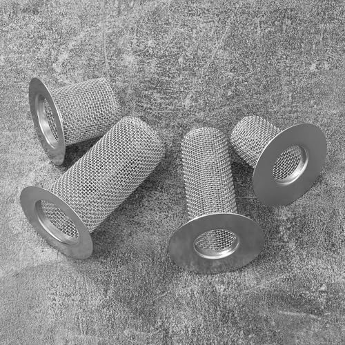 Filtro para desagüe de 2 piezas en acero inoxidable miniatura 6