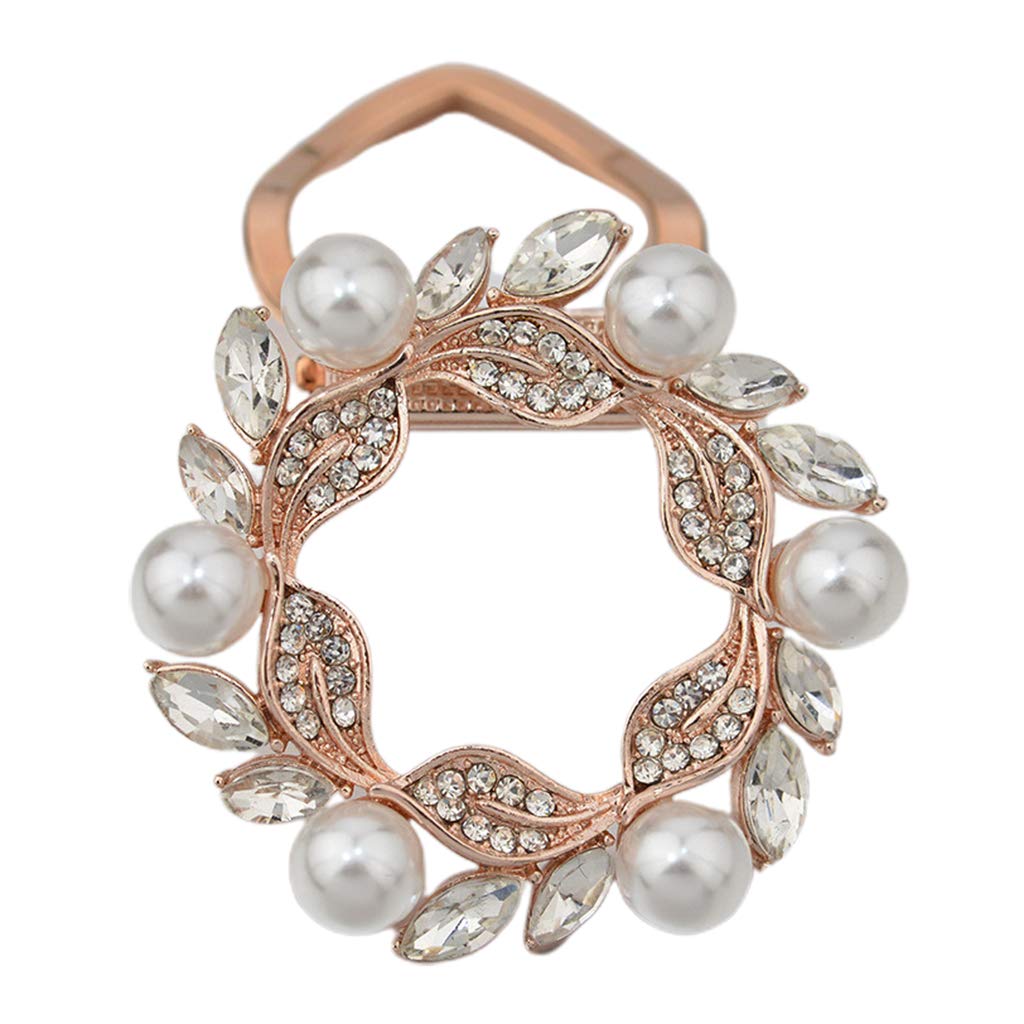 Healvian 12 Stück Schalclips Damen - Mit Perlen Und Strass Design