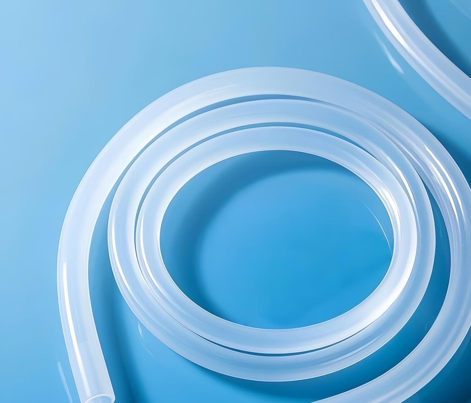 Silicone Tubing, 1/2" ID x 3/4" OD 25FT Food Grade Tubing High Temp Pure Flexible Silicone Hose