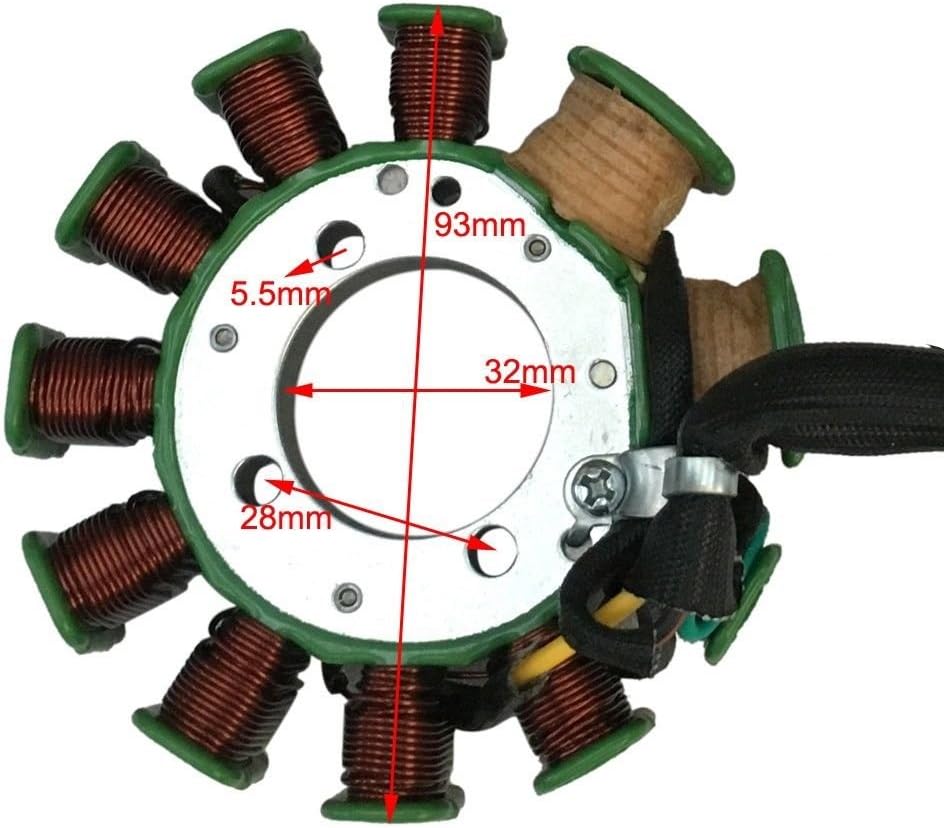 11 Coil Magneto Stator for 200cc 250cc Dirt Pit Bike ATV Quad Go Kart