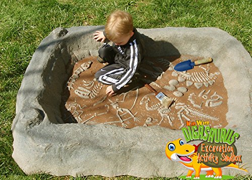 KIDWISE Digasaurus Activity Sandbox - Dinosaur Excavation Activity