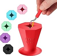 Vista 10 de iVyne Gem - Colector de desechos de vinilo con succión y soporte para herramientas de deshierbe para vinilo (rosa)