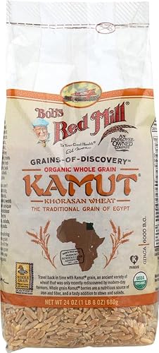 Bob's Red Mill Bayas orgánicas Kamut Khorasan, 24 onzas (paquete de 4)