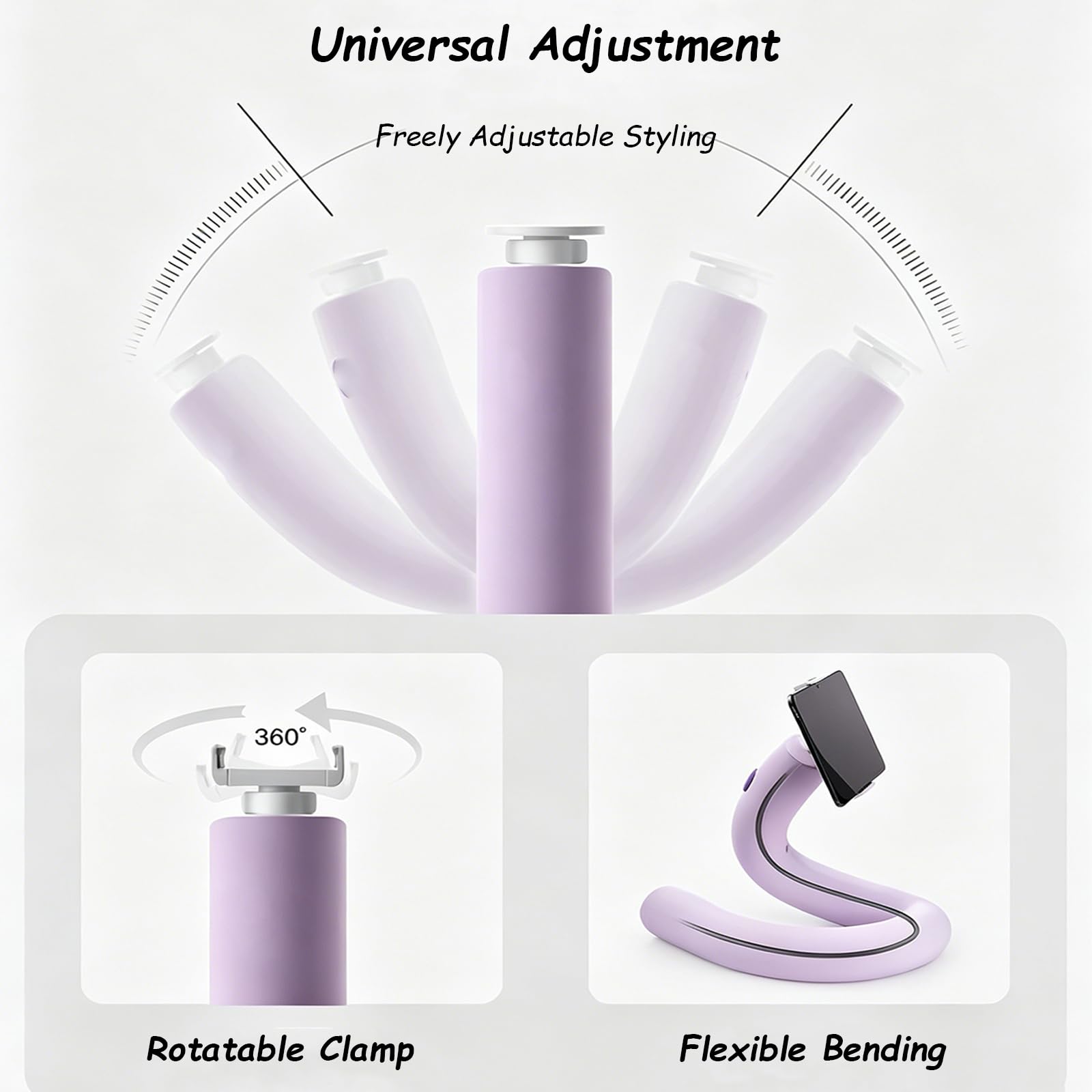 KissenstäNder FüR Das Bett,Verstellbare Handyhalterung,Um 360° Drehbarer Tablet-StäNder,Universelle Klemmhalterung,FreihäNdige Lesehilfe Liegendes Lesen,Ideal Sofa,Schoß,Auto Mehr(Size:Magnetic Mount,