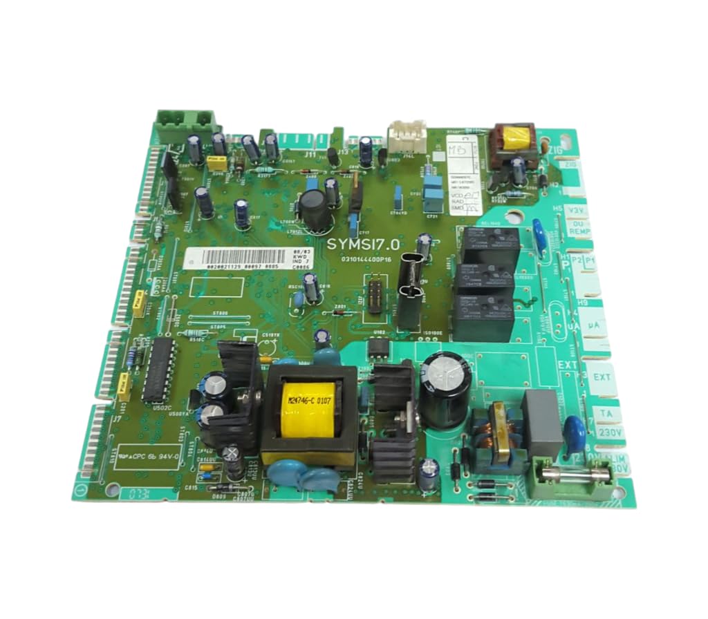 Placa Electrónica Original Caldera 0310144400P16 V2-3 Relés Disposición Inferior con Condensadores en Transformador - Pieza Repuesto Reacondicionada - Garantía 1 Año