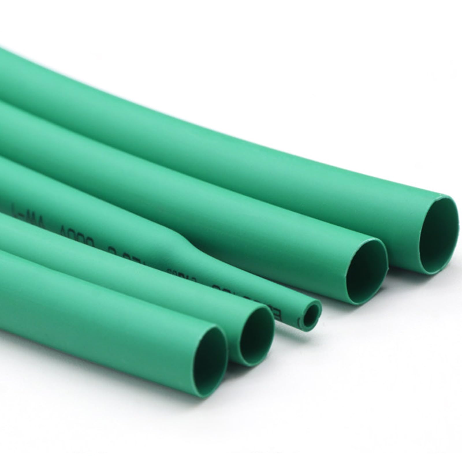 UpGBRF PE Heat Shrink Tubing Cable Shrink Tubing Wrap Tube 2:1 Shrink Ratio for Cable Sheathing,3.5Mm Diameter,Green