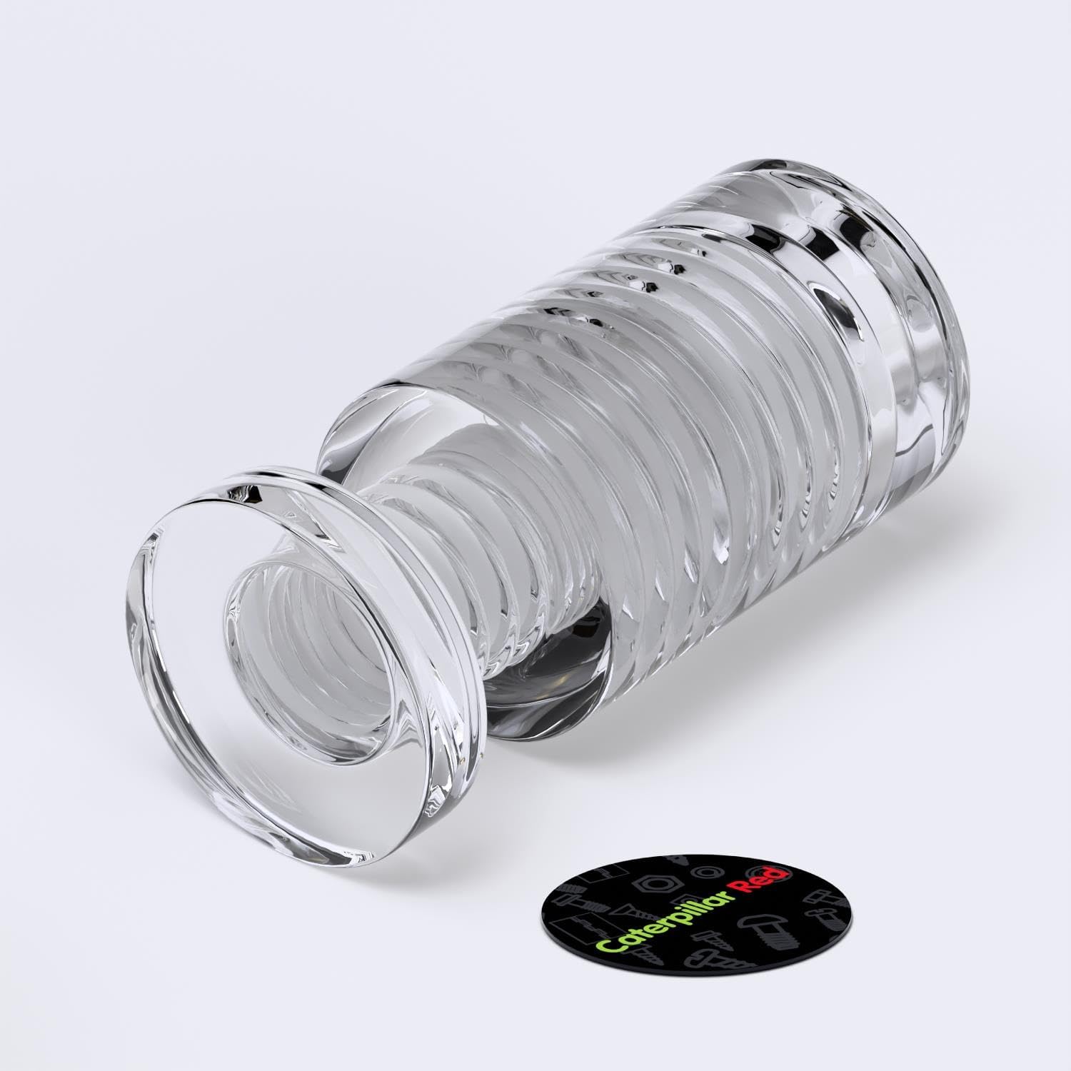 4 x Clear Standoffs, Glass Like, Acrylic, Transparent spacers, Plastic, wallmount, Display Signs, Anti-Corrosion, Waterproof, Size 13x19mm, (1/2 x 3/4 in)