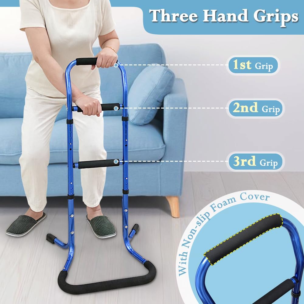 Soporte de asistencia para ancianos, dispositivos de elevación de sillas para personas mayores, soportes de pie, rieles de cama, elevador de asiento para adultos, ayuda para caminar, ayuda portátil