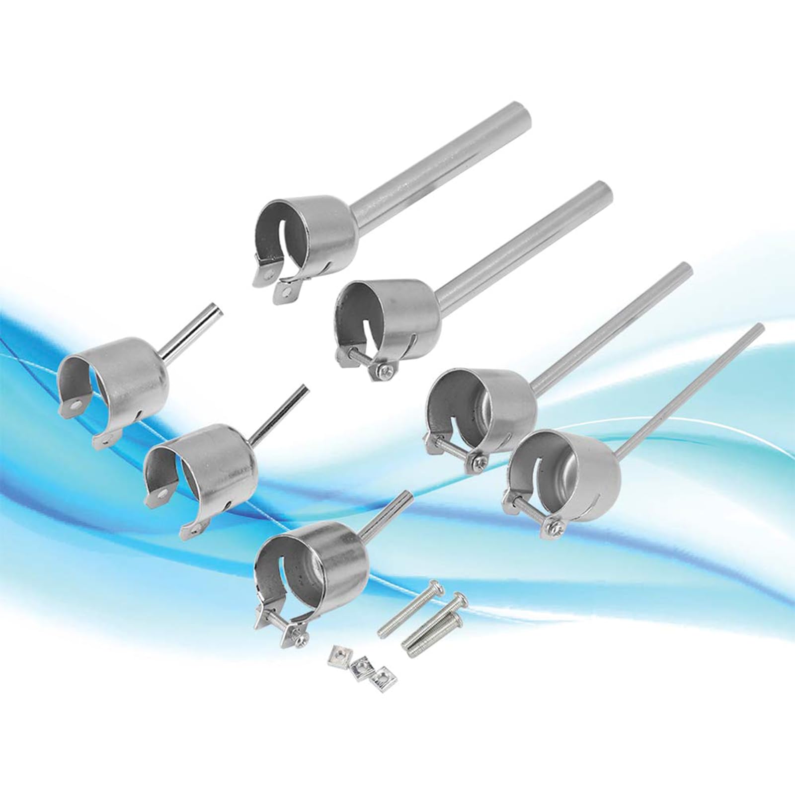 For BGA Rework Station Replacement Hot Air Nozzle Sleeves Mouth Angled Heat Nozzle Welding Tool