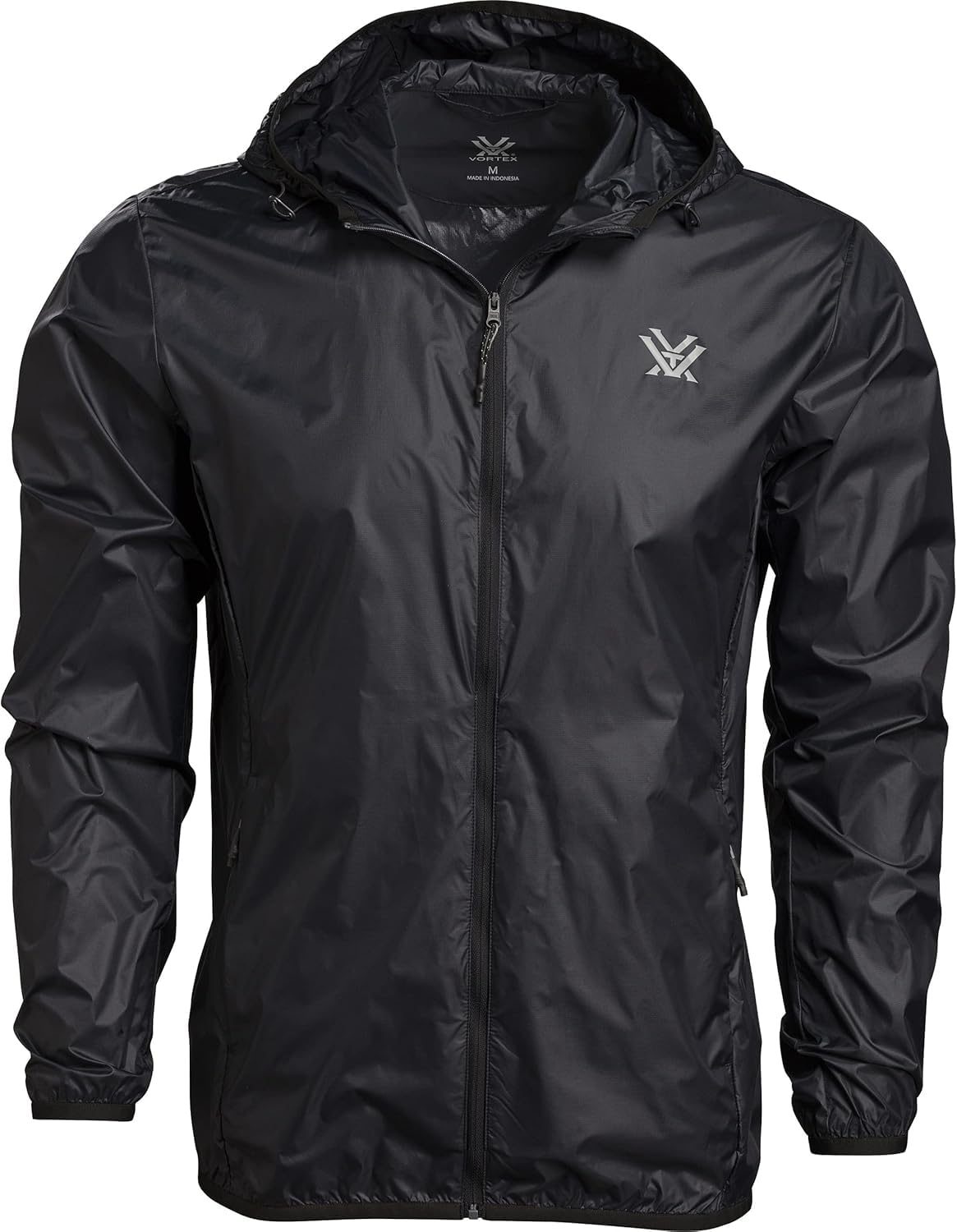 Vortex Optics Men's Storm Silencer Pro Rain Breaker Jackets (US, Alpha, Small, Regular, Regular, Black)