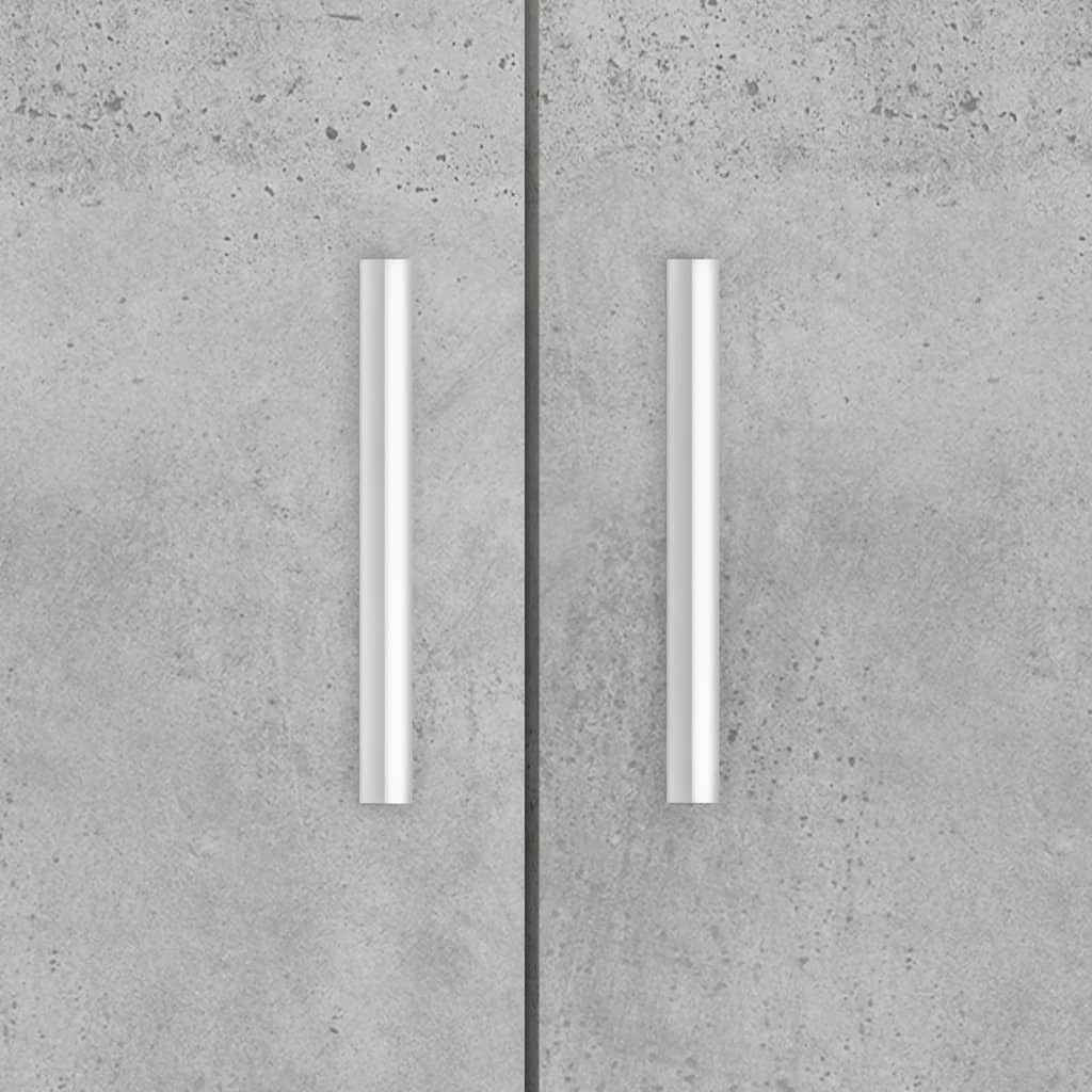 vidaXL Support d'aquarium en béton gris 81 x 36 x 73 cm Bois d'ingénierie