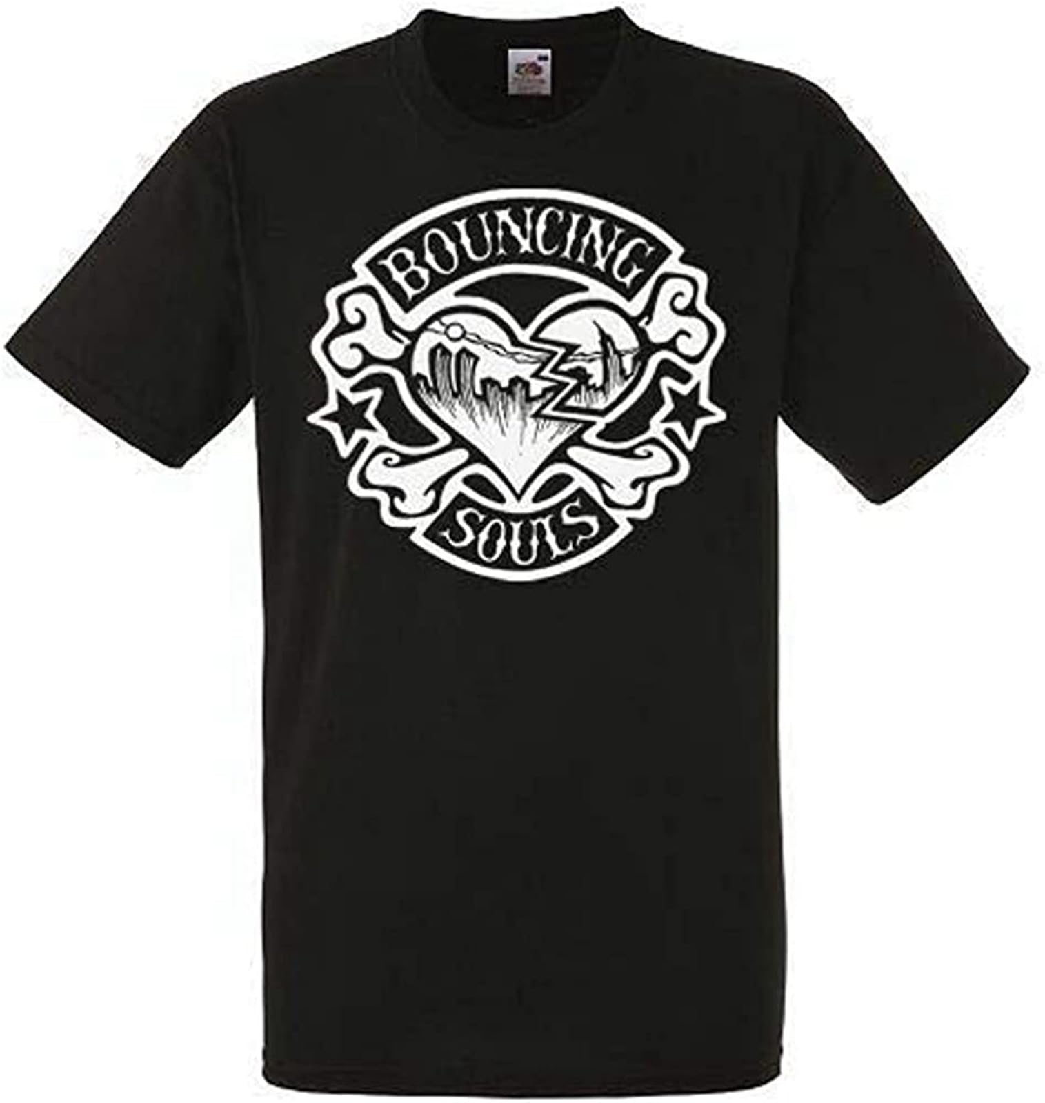 Bouncing Souls T-Shirt Rock Heavy Metal Men Tee Black Size L
