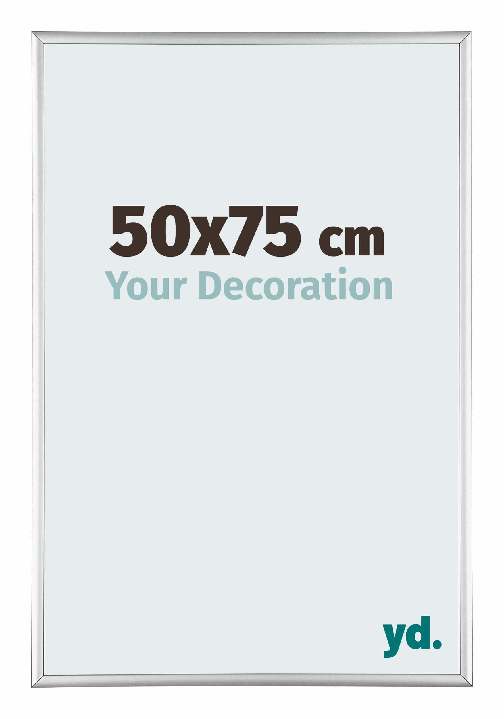 Your Decoration - Puzzle frame 50x75 - Silver High Gloss - Puzzle frame 500-1000 Pieces - Aluminium Photoframe - Kent — image 1