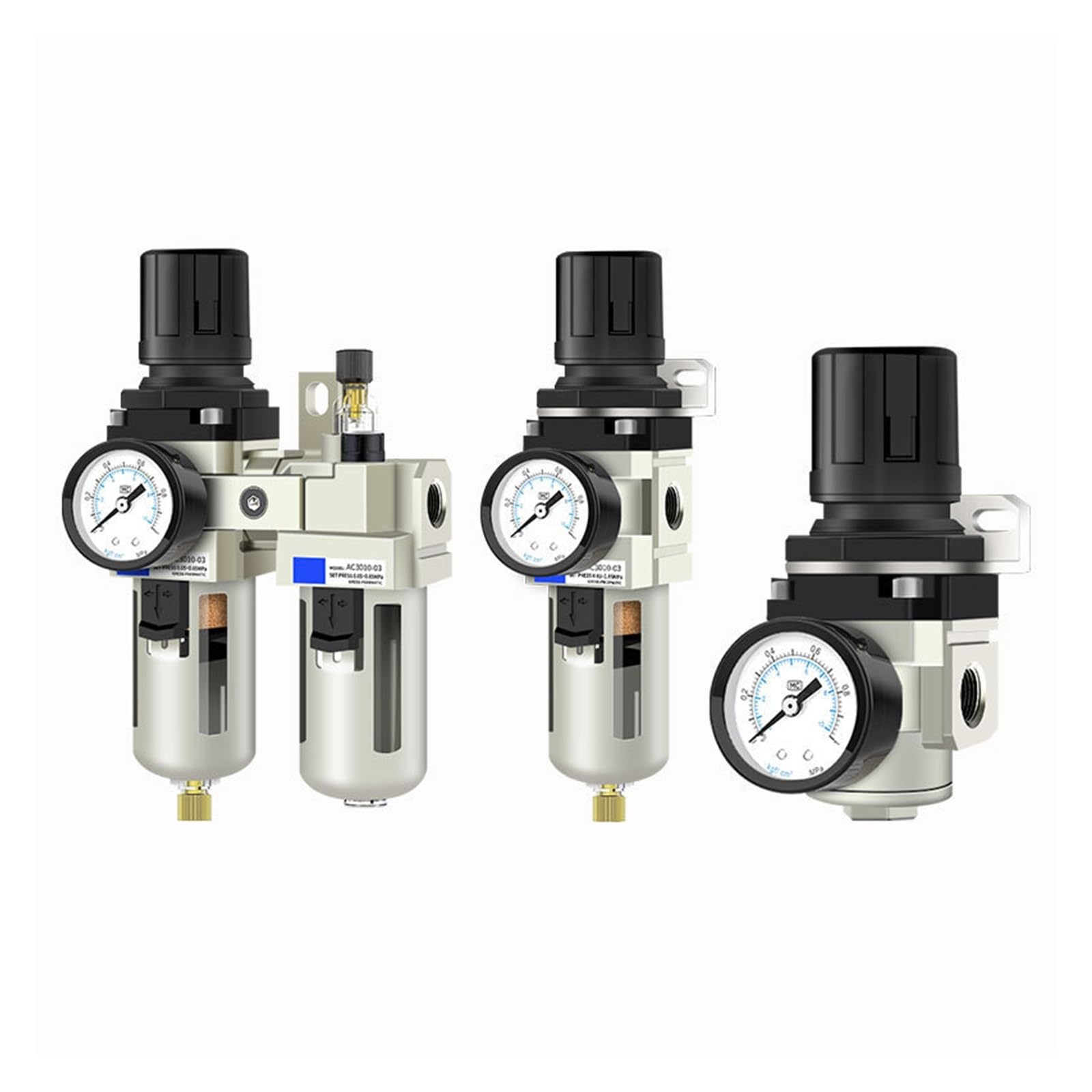Air Source Processor Two-Piece/AR Pressure Regulator 2000-02/AC3010/AW4010D Oil-Water Separator(ACgassourcetwoparts2010-02)