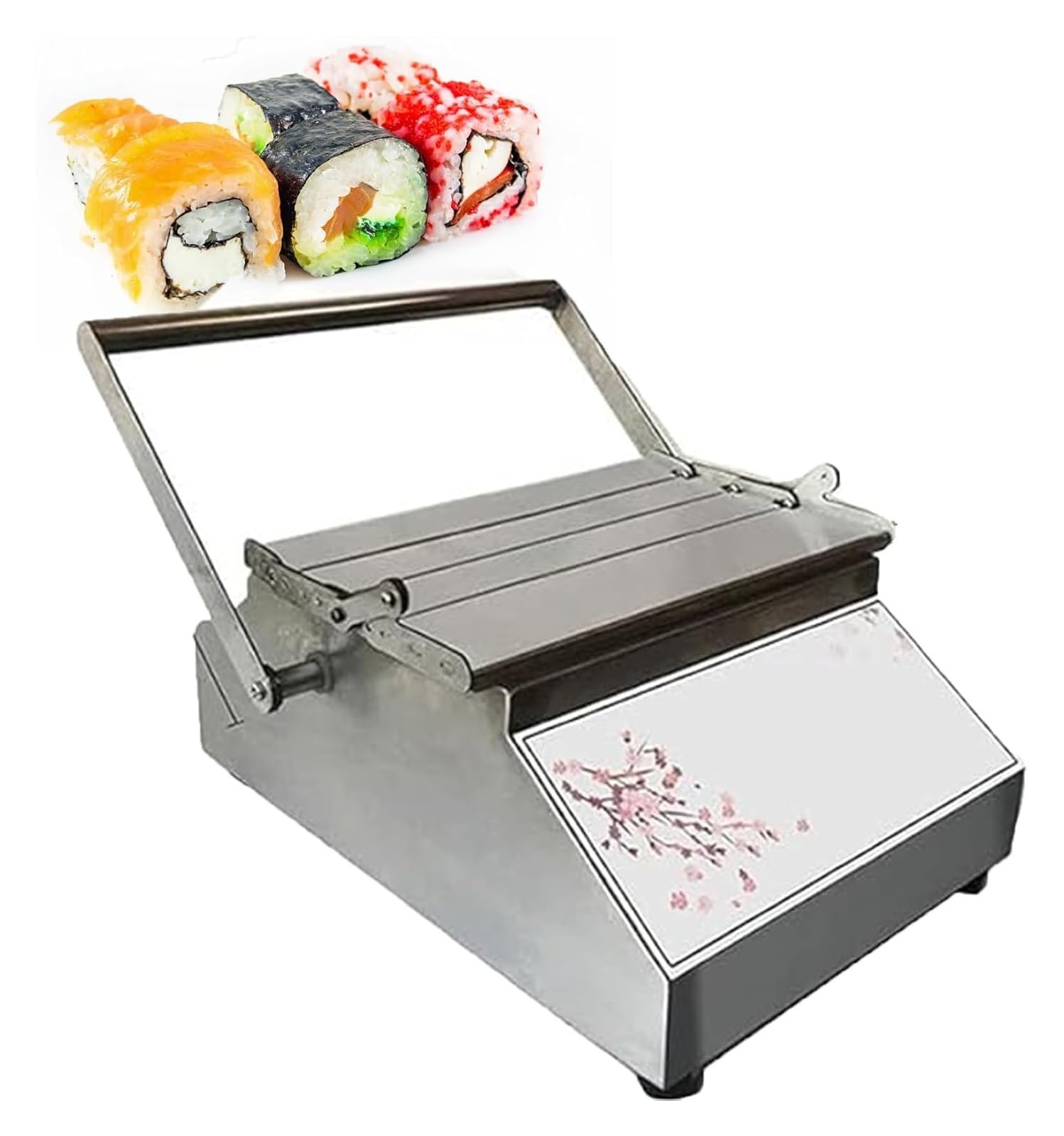 KEuLen Sushi-Roller-Maschine – manueller quadratischer Sushi-Rollen-Maker, Reisrollen-Formmaschine aus Edelstahl for Restaurants