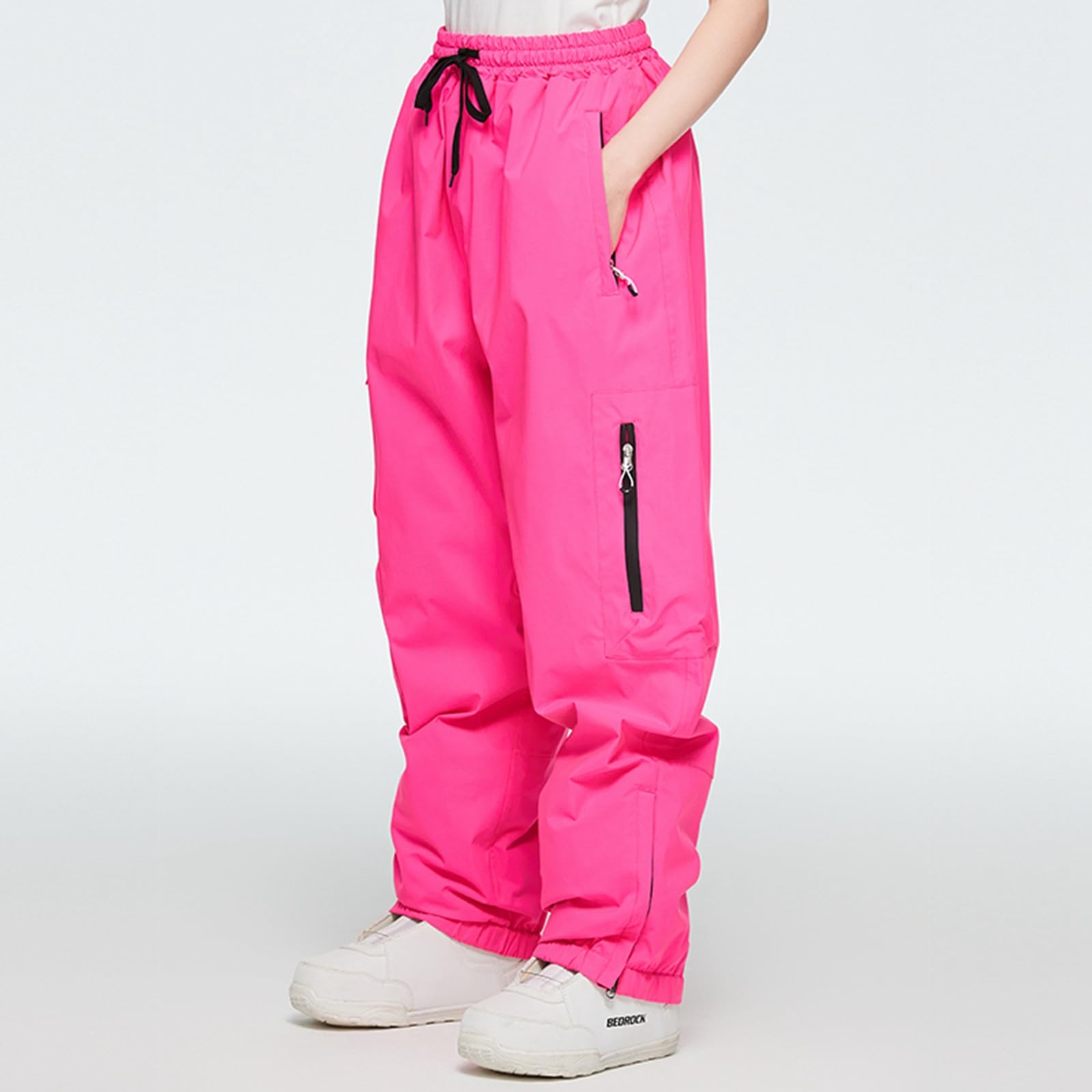 Sunnyuk Tuta da Neve Uomo Pantalone Snowboard Termici Pantaloni Elasticizzati Sci Tuta Curvy Montagna Salopette Invernale Taglie Forti Impermeabile da Neve