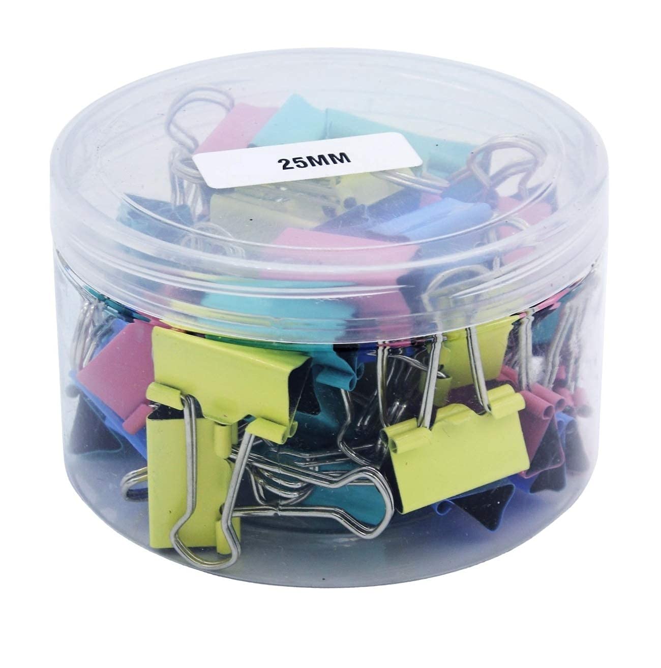 Imicreate 48pcs Multicolour Metal Paper Binder Clip Clamp for Student School Office Supplies (Multicolour Metal Binder Clip)