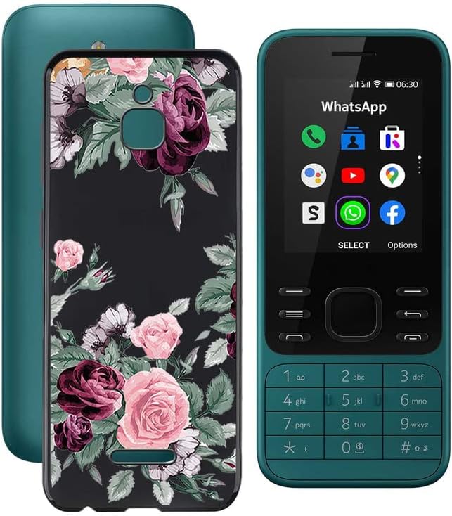 Cases for Nokia 6300 4G (2.4"), Ultra Thin Black TPU Soft Silicone Case Bumper Cover Shockproof Protective Case for Nokia 6300 4G - YQ12